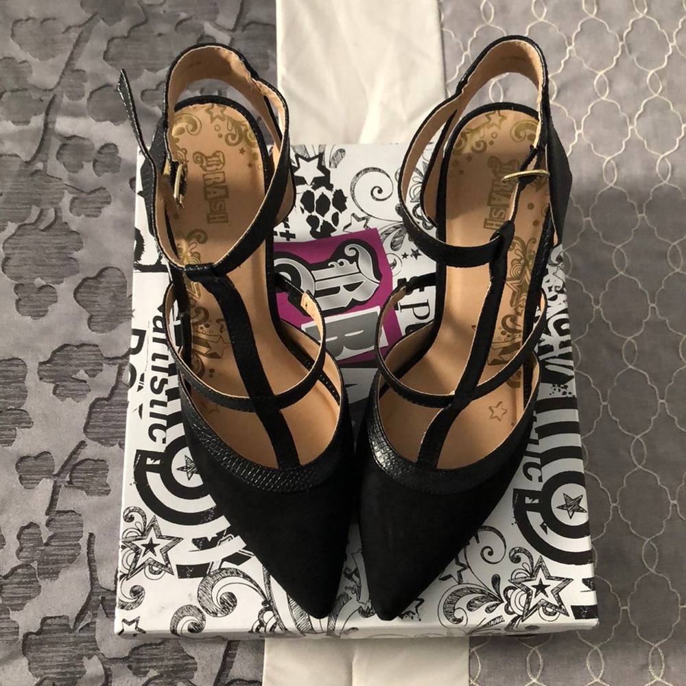 Brash Hyper Caged Stiletto Heels